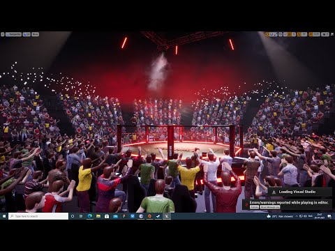 UFC Octagon 3D turntable - Unreal Engine 4
