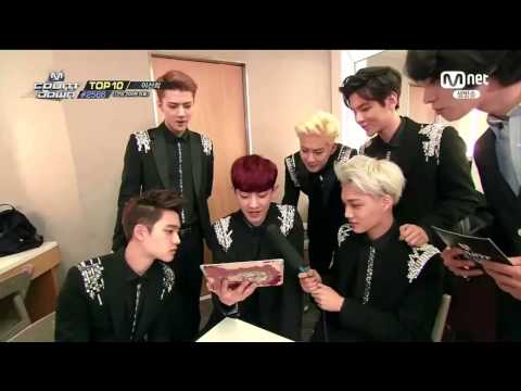 140508 EXO-K In M Countdown! 候机室