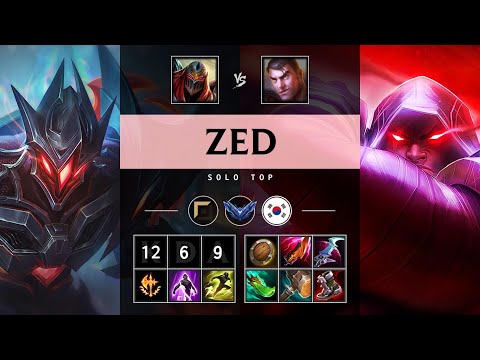 Zed Top vs Jayce - KR Diamond Patch 25.07