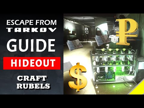 EFT - Complete Starting Guide 03 - Hideout (Lazy Money Maker)