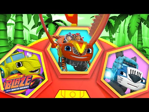 Spin the Wheel #5 w/ Blaze & Animal Friends! | Blaze and the Monster Machines