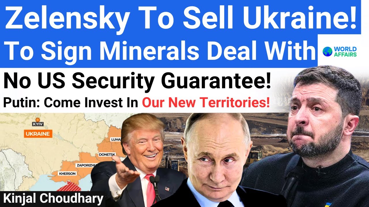 Trump & Zelensky To Sign Minerals Deal! EU & China LOSE BIG! Putin CHEERS! Ukraine-US! World Affairs