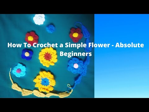 How to - Crochet Rose Flower | Easy Crochet flower tutorial for Beginners|  #crochetflower |