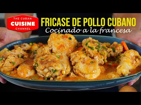 🚀FRICASE DE POLLO CUBANO PASO A PASO. 🍗Chicken Fricassee Cuban  Style Chicken Stew.