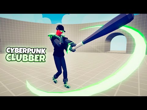 CYBERPUNK CLUBBER 1 vs 1 UNITS | TABS Totally Accurate Battle Simulator