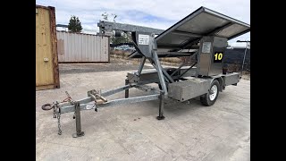 Rig Installations solar powered communications trailer single axle