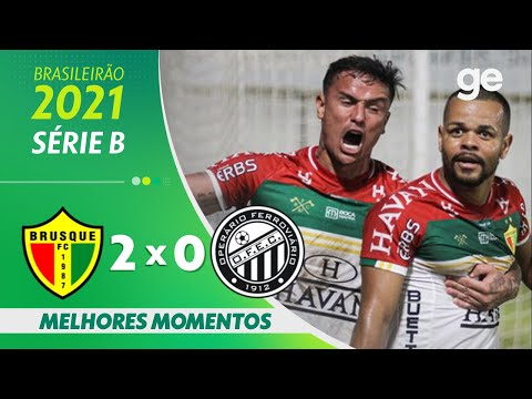 Gols e lances de Brusque x Operário