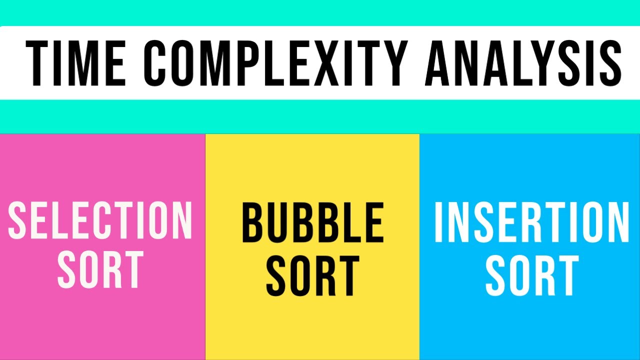 Time Complexity Analysis of Insertion Sort, Selection Sort and Bubble Sort Algorithm #5