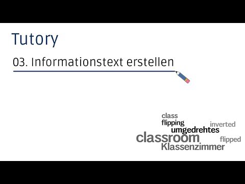 03. Informationstext in Tutory erstellen