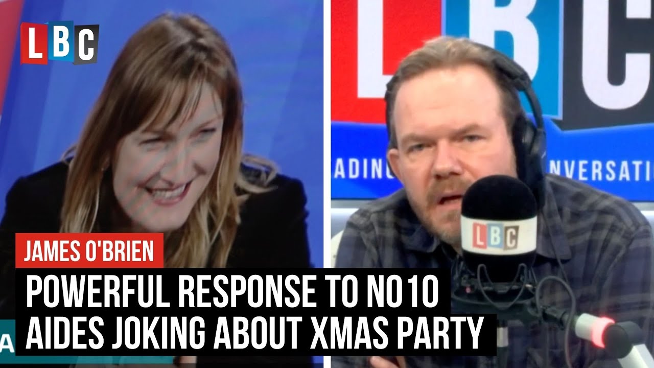 James O'Brien's powerful response to No10 aides joking about Christmas party | LBC
