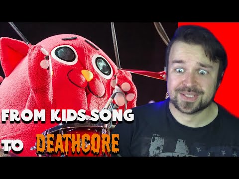 DRUMMER REACTS TO: When you play deathcore at a kids concert