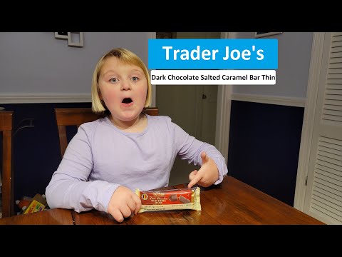 Trader Joe's - Belgian Dark Chocolate Salted Caramel Bar Thin 🍫