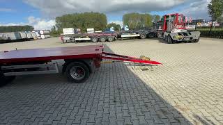 LAG A-2-20 2-axle BALLAST drawbar-trailer / SAF + drum / NL-trailer  remolque plataforma | Imagen 4 - Autoline