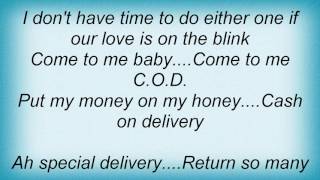 Stevie Ray Vaughan - C. O. D. Lyrics