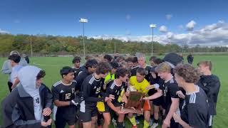 Penn Boys Soccer wins the Sectional Trophy