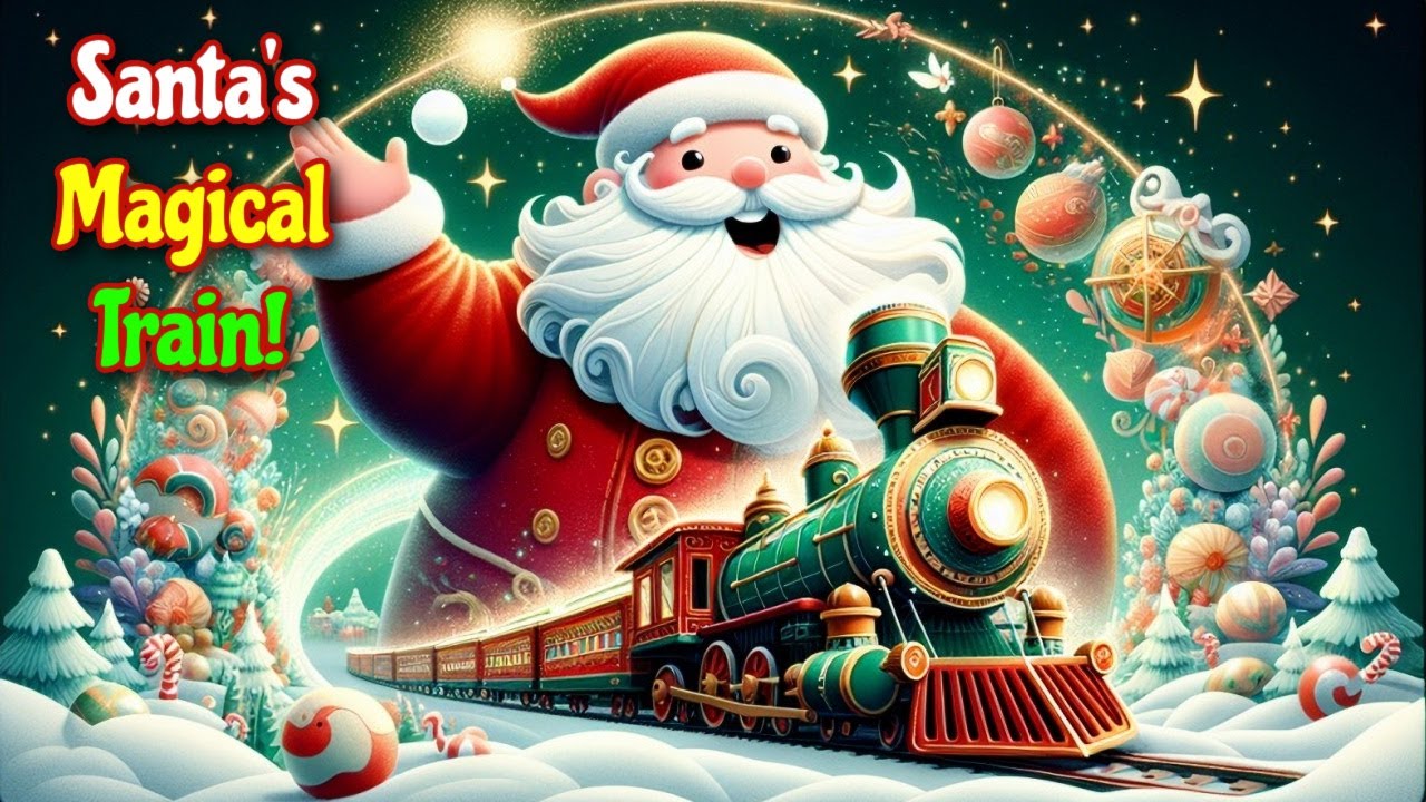 Sleep Meditation for Kids SANTA'S MAGICAL TRAIN RIDE Christmas Meditation Bedtime Story for Kids