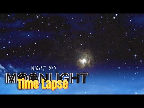 Moon Time lapse | Night Sky | Moonlight 🌙 | Faizasworld