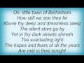 Kenny Chesney - O Little Town Of Bethlehem Lyrics