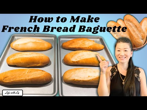 How to Make Easy French Bread at Home | Baguette | នំបុ័ង