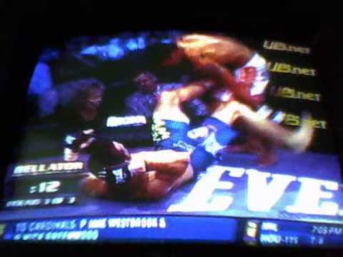 MMA bloody fight between two hot sexy shirtless men