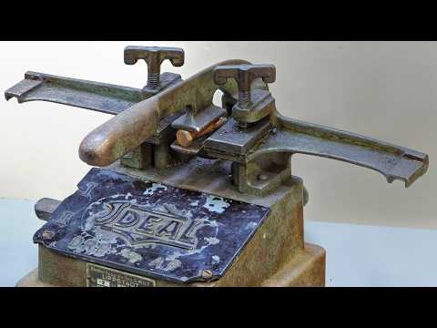 1928's "Ideal" Welding Machine Restoration - The BIZARRE Machine That Welds Sawblades?