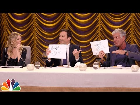 Jimmy Fallon, Sienna Miller And Anthony Bourdain Try To Guess The Ingredients In Gross Food Combinations