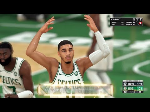 NBA 2K20 Kevin Durant My Career:Playoffs-R2G4-CLOSE GAME!!!GOING FOR THE SWEEP!!!