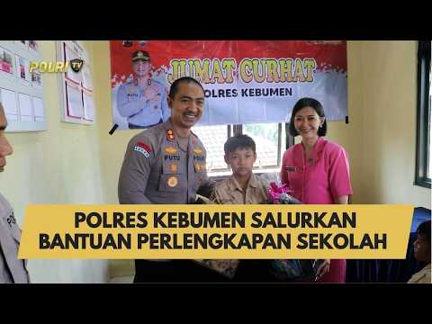 POLRES KEBUMEN SALURKAN BANTUAN PERLENGKAPAN SEKOLAH