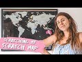 MY TRAVEL SCRATCH MAP Scratching 43 Countries From 25 Years