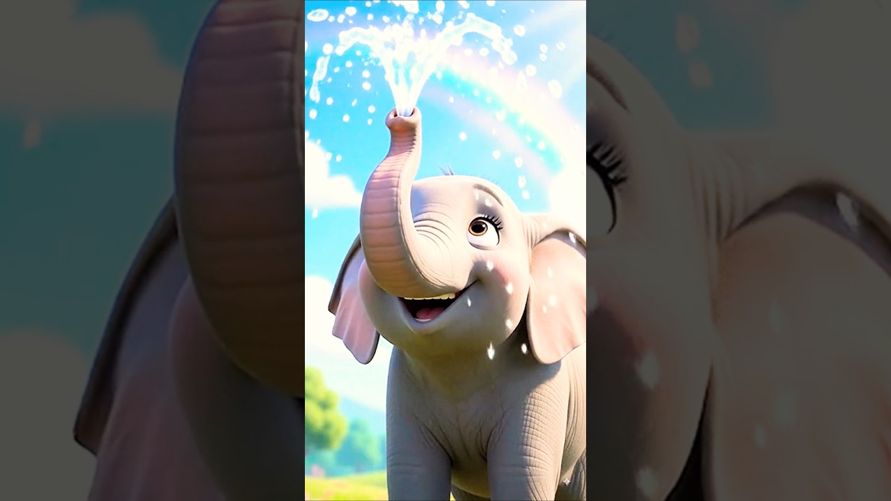 🐘 हाथी और बच्चों की मजेदार दुनिया##KidsCartoon #AIVideo #Funny#KidsAnimation #CartoonForKids #Shorts
