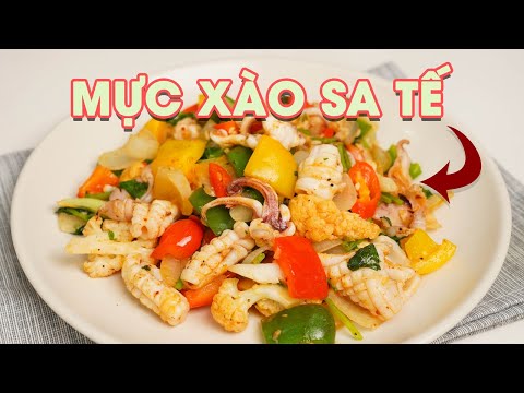 Cách Làm Mực Xào Sa Tế Thập Cẩm Cay Nồng Ngon Khó Cưỡng