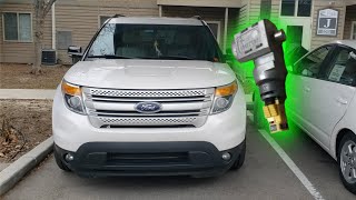 Collapsible Steering Column Sensor Ford Explorer - B0005:13 airbag code - location and replacement