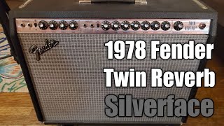 Video thumbnail for Fender Twin Reverb Silverface by Steve Reaves Music