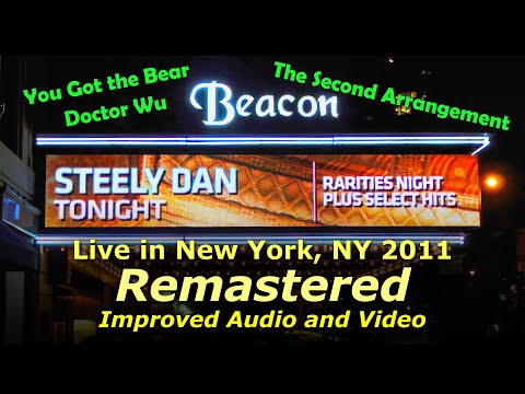 Steely Dan 2011-09-17 New York, NY "Rarities Night" | Remastered Full Concert (Upscaled 1080p HD)