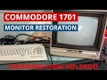 Commodore 1701 CRT Monitor Restoration Fixing Up This Great C64 CRT Monitor From The 80 S