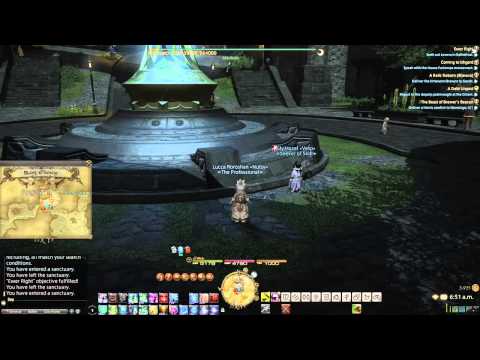 Roroshan Experiences FFXIV HW Early Access Day 2 Astrologian Job Quest LvL 40-50 [P3- P6]