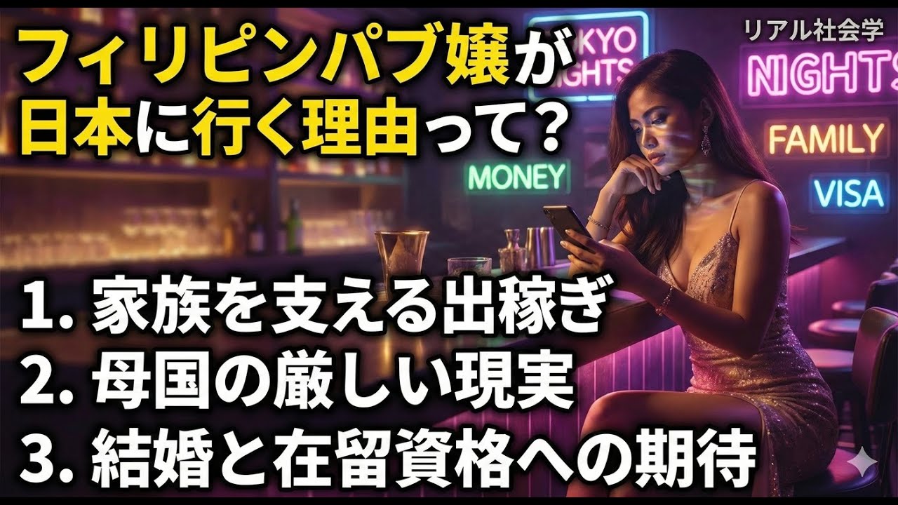 【フィリピンパブ嬢】実は割と現在は少ない「ファミサポ（送金問題）」について YouTubeサムネイル