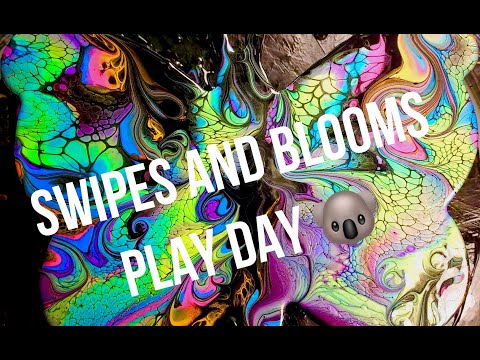 #220 sheleeart blooms & swipes    @kreationsbykristey