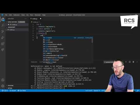 13: Try Catch in Javascript for Absolute Beginners | ES6 Lesson
