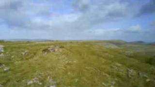 preview picture of video 'On top of Corrofin hills of the Burren West Clare Ireland'