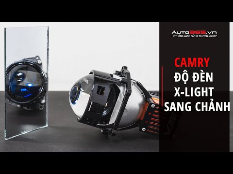 QUÝ TỘC TOYOTA CAMRY CHỌN THƯƠNG HIỆU X-LIGHT BI LASER V30 ULTRA ĐỂ TĂNG SÁNG
