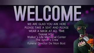 Welcoming The Family To The Viewing For Next Monday With A Special Welcome From Our Funeral Home