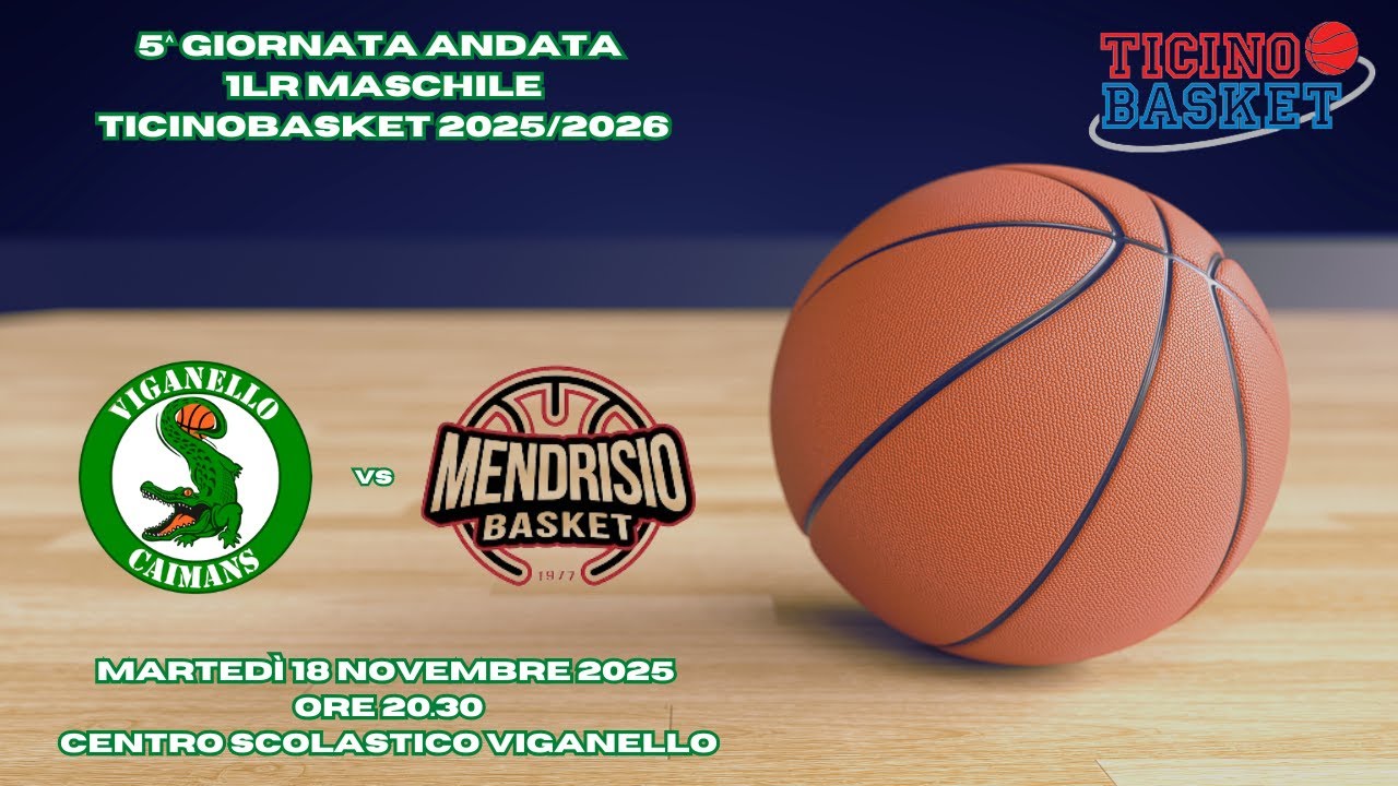 Viganello Caimans vs Mendrisio Basket