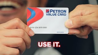MAY POINTS KA sa Petron Value Card. #UseIt!