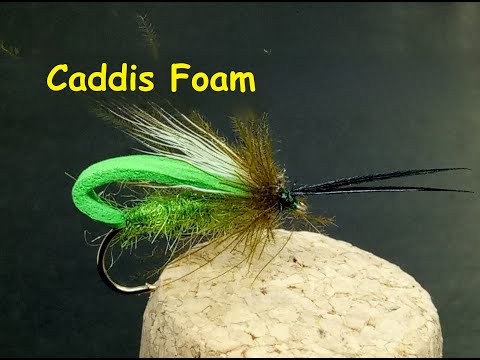 Mosca de "Caddis Foam" - ¡nada y pesca genial!