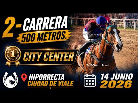Híporrecta Ciudad De Viale  14/06/2026 . 2°Carrera  DIST:500  METROS 🥇 City Center