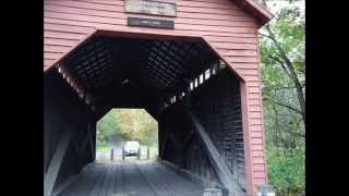 preview picture of video 'DENTS RUN COVERED BRIDGE-West Virginia 10/3/14'