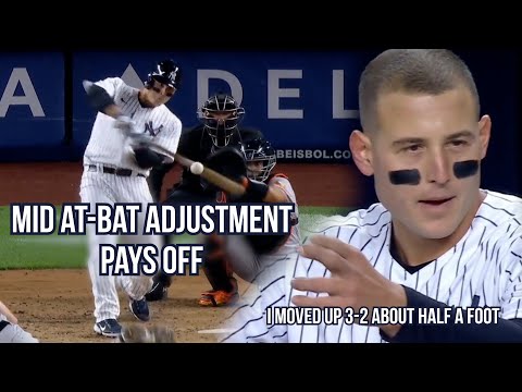 Rizzo makes a mid at-bat adjustment and it pays off, a breakdown