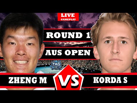 🔴LIVE: KORDA VS ZHENG | AUSTRALIAN OPEN 2026 #tennislive #wta #atp #ao2026