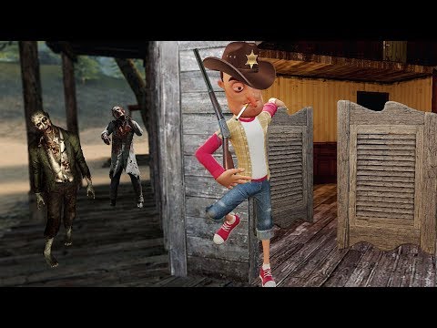 Old Western Zombie Survival! | Garry's Mod Gameplay | Gmod Gameplay - Zombie Apocalypse Survival!